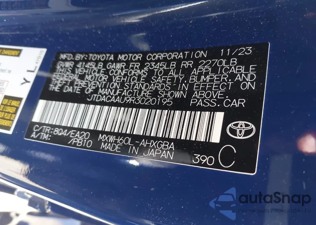 JTDACAAU9R3020195: 41816817