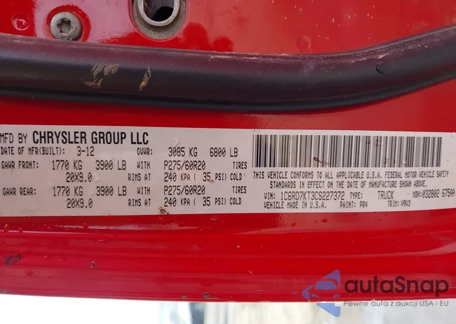 1C6RD7KT3CS227372: 41816084