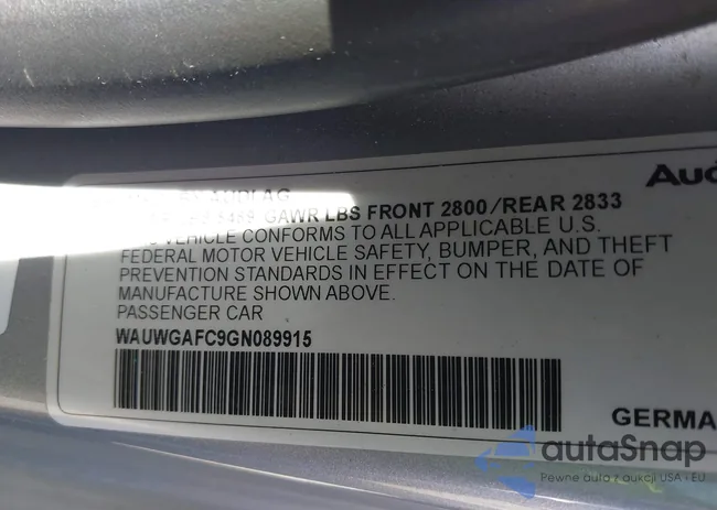 WAUWGAFC9GN089915: 41816155