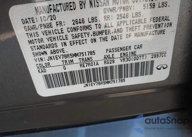 JN1EV7BR5MM751785: 41817093