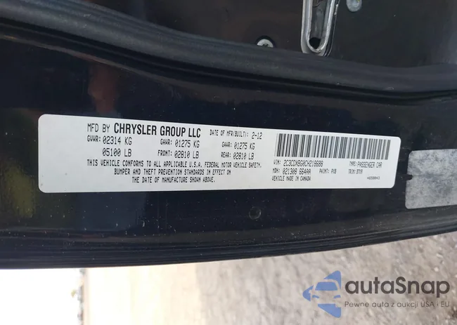 2C3CDXBG0CH218688: 41818273