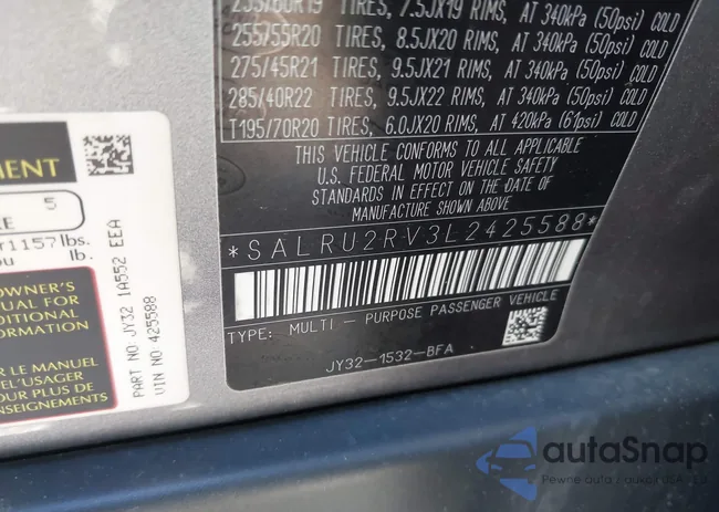 SALRU2RV3L2425588: 41821700