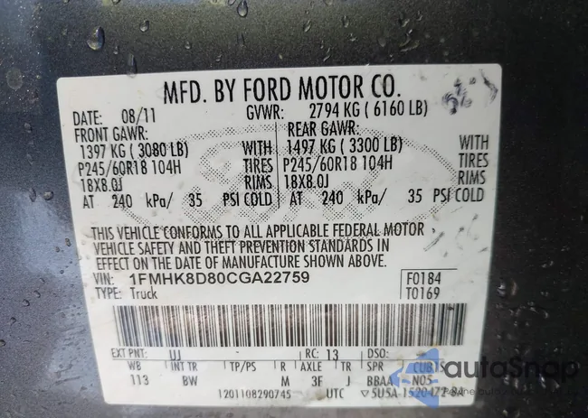 1FMHK8D80CGA22759: 41822292