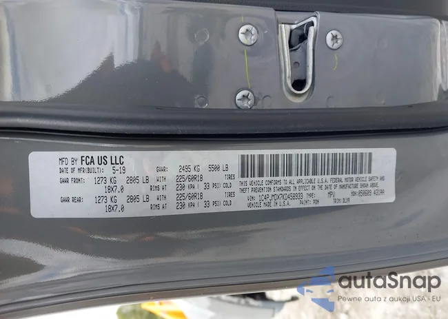 1C4PJMDX7KD458933: 41822456