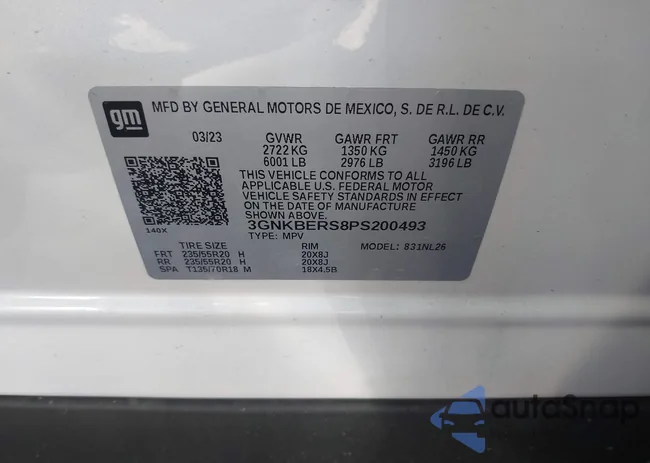 3GNKBERS8PS200493: 41822193