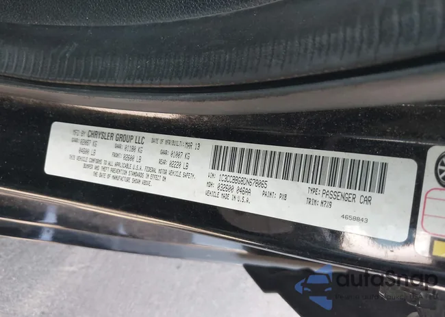 1C3CCBBG8DN678065: 41825326