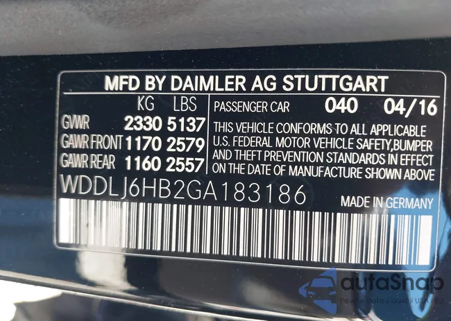 WDDLJ6HB2GA183186: 41825603