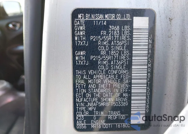 JN8AF5MR8FT503389: 41825881