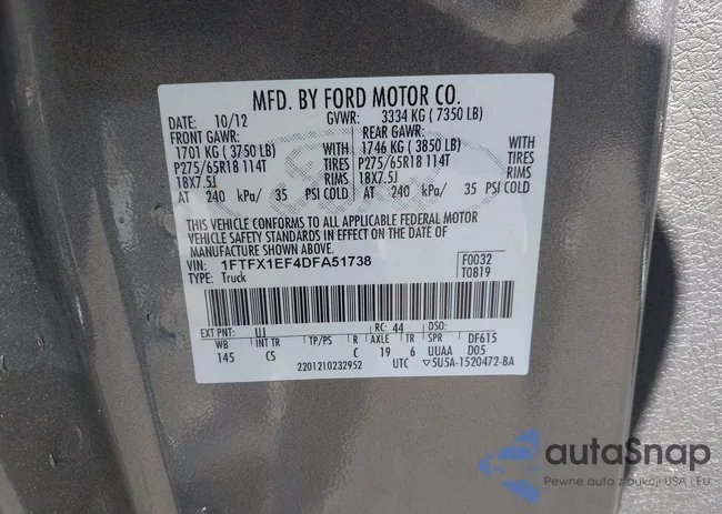 1FTFX1EF4DFA51738: 41824926