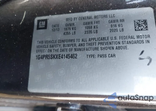 1G4PR5SKXE4145462: 41825071