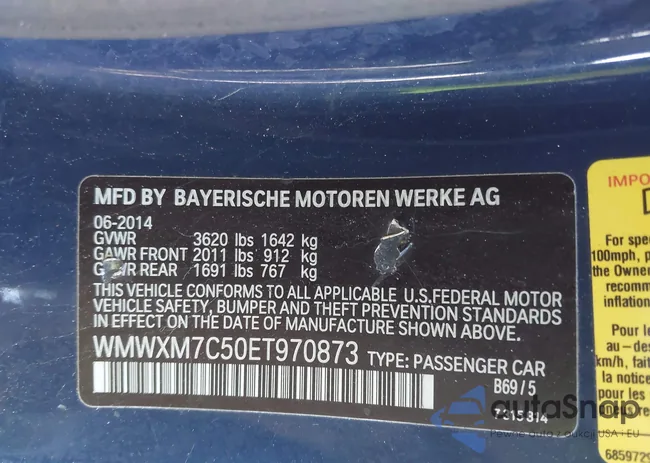 WMWXM7C50ET970873: 41825192