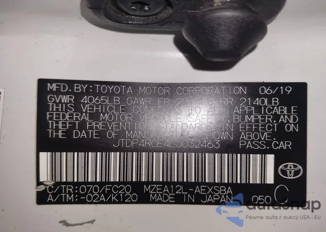 JTDP4RCE4LJ032463: 41825947