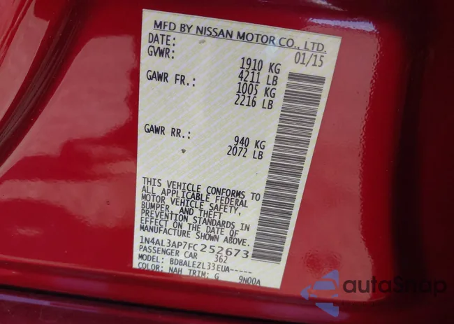 1N4AL3AP7FC252673: 41826222