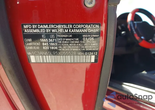 1C3AN65L95X055528: 41827468