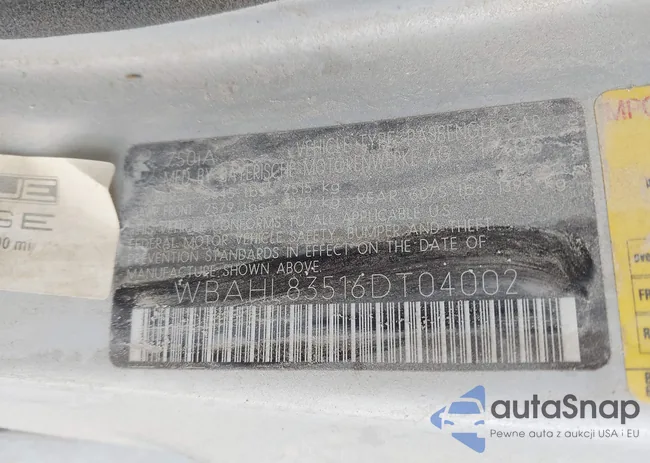WBAHL83516DT04002: 41828738