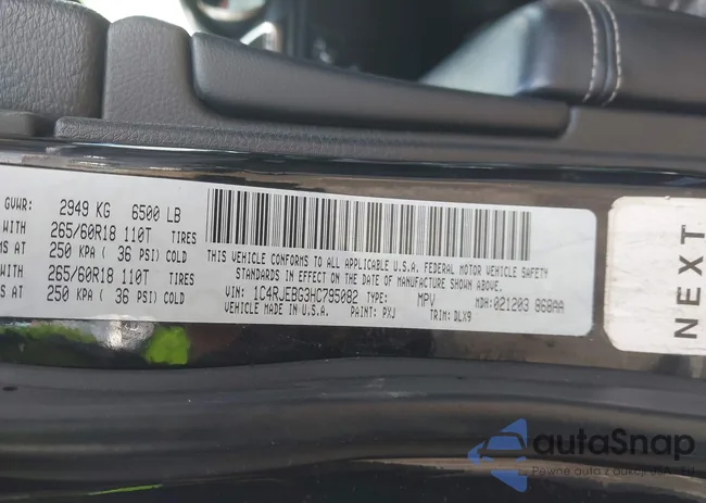 1C4RJEBG3HC795082: 41828896