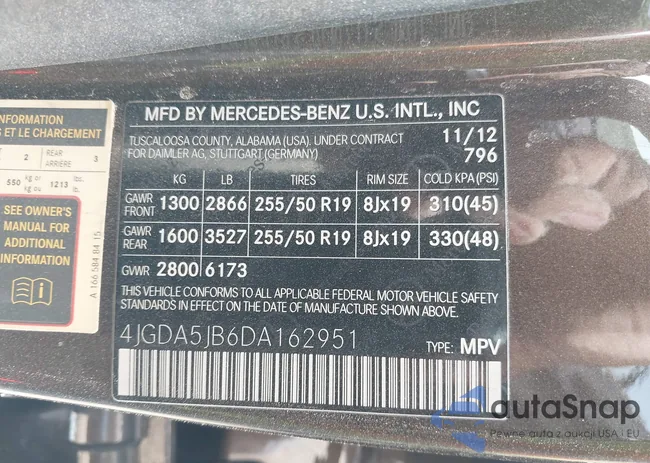 4JGDA5JB6DA162951: 41830636