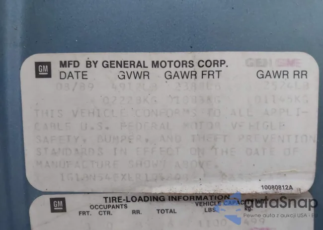 1G1BN54EXLR104808: 41832817