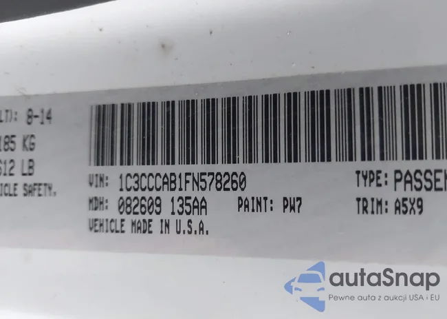 1C3CCCAB1FN578260: 41831985