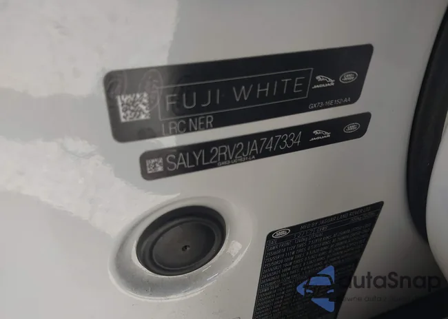 SALYL2RV2JA747334: 41834587