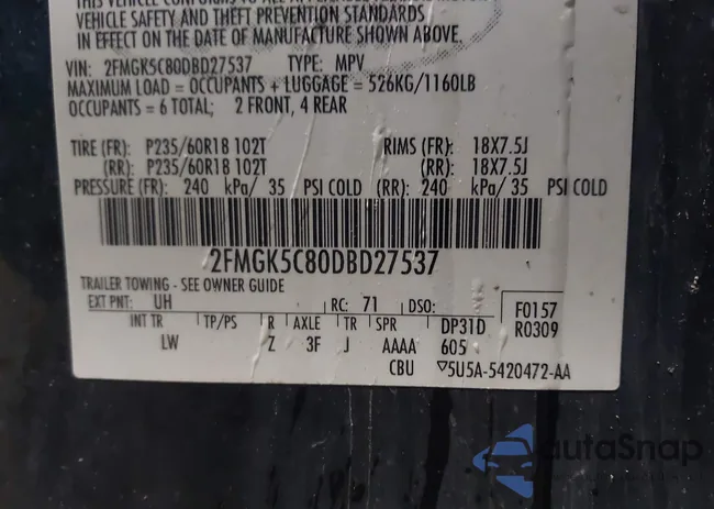 2FMGK5C80DBD27537: 41836321