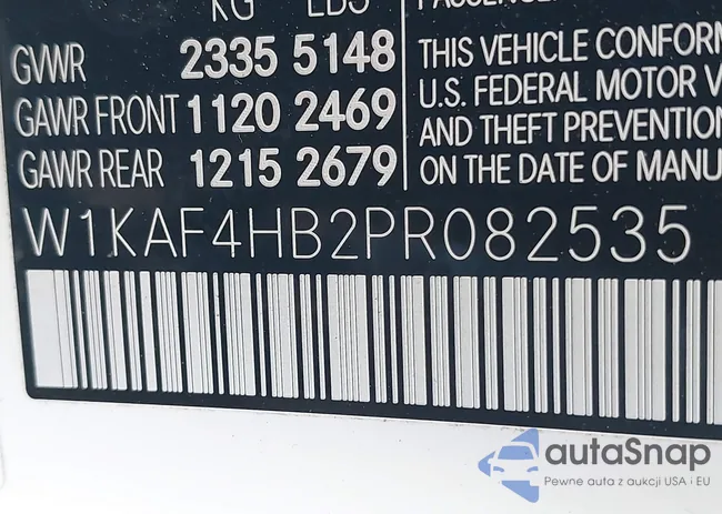 W1KAF4HB2PR082535: 41835903