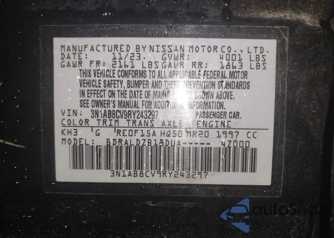 3N1AB8CV9RY243297: 41837490