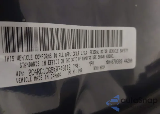 2C4RC1CG9KR749112: 41837802