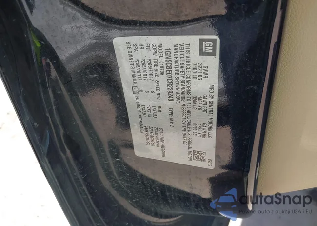 1GNSCBE07CR229240: 41837063