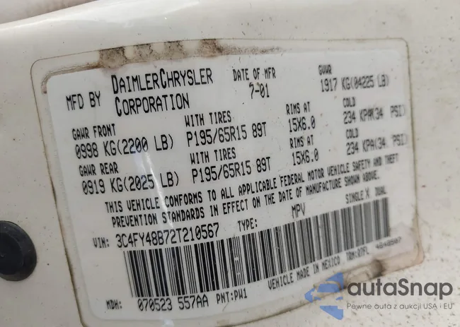 3C4FY48B72T210567: 41838077