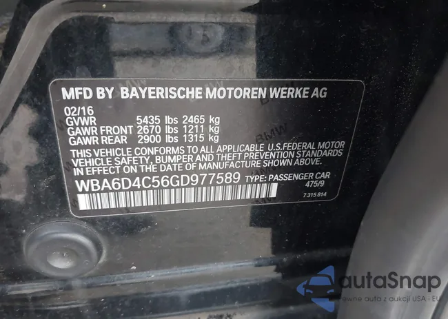 WBA6D4C56GD977589: 41839229