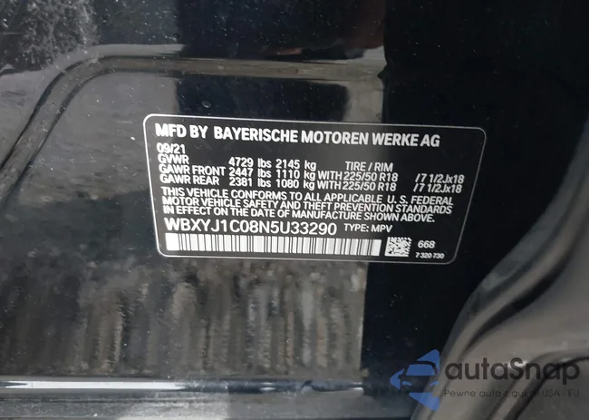 WBXYJ1C08N5U33290: 41840157