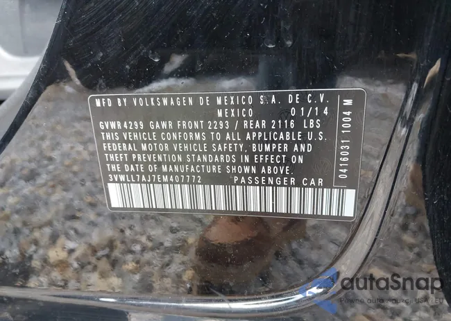 3VWLL7AJ7EM407772: 41841561