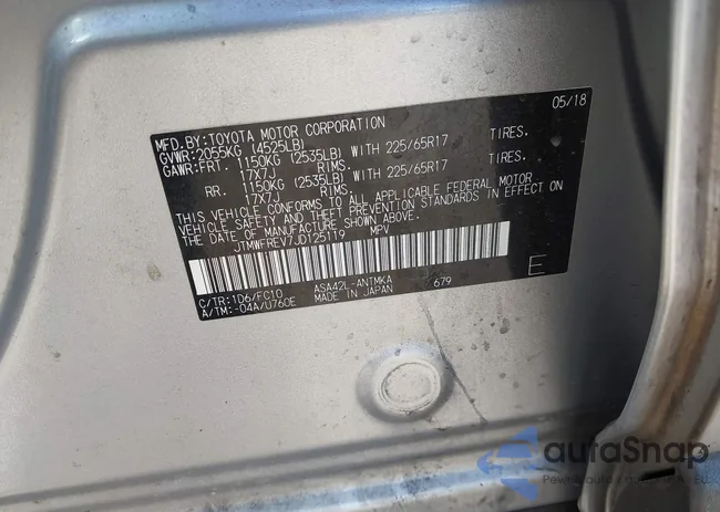 JTMWFREV7JD125119: 41841021