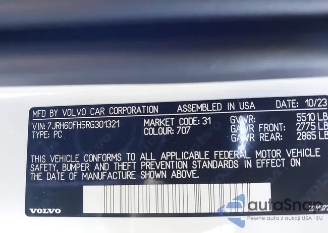 7JRH60FH5RG301321: 41841977