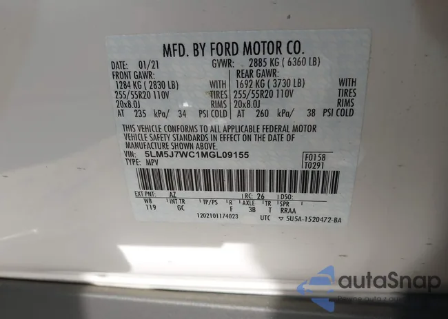 5LM5J7WC1MGL09155: 41843466