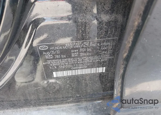 5NPD84LF3LH620141: 41843470