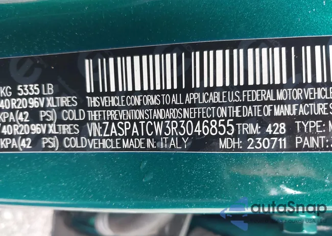 ZASPATCW3R3046855: 41844525