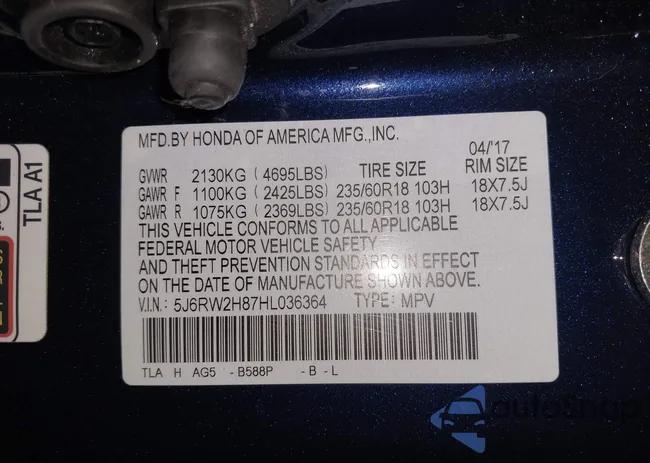 5J6RW2H87HL036364: 41844200