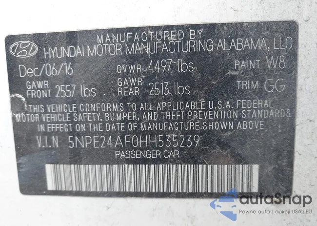 5NPE24AF0HH535239: 41845418