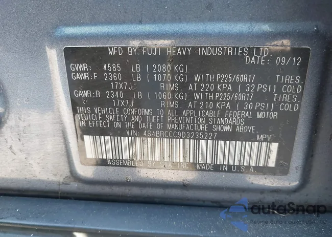 4S4BRCCC9D3235227: 41848428