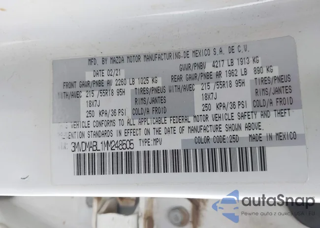 3MVDMABL1MM248505: 41848945