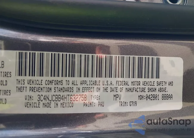 3C4NJCBB4HT632758: 41849009