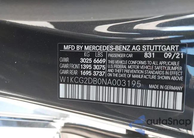 W1KCG2DBONA003195: 41851746