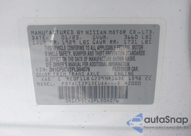 3N1CP5CV2PL504076: 41852992