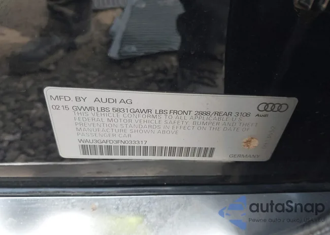 WAU3GAFD3FN033317: 41854277