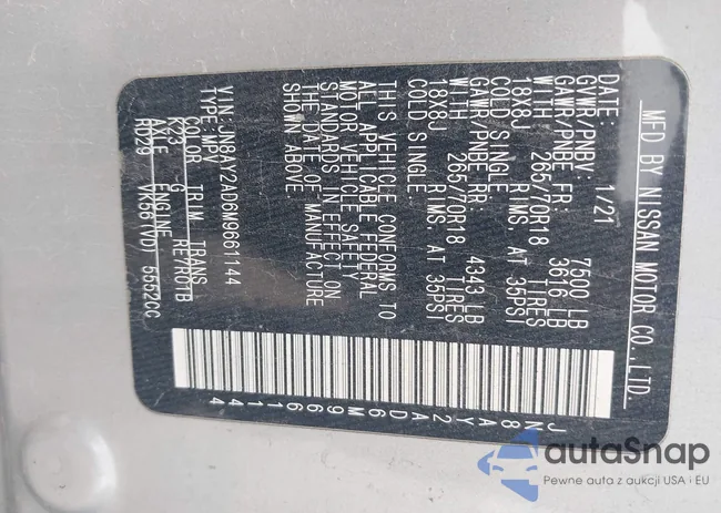 JN8AY2AD6M9661144: 41854432