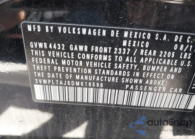 3VWPL7AJ6DM616596: 41854751