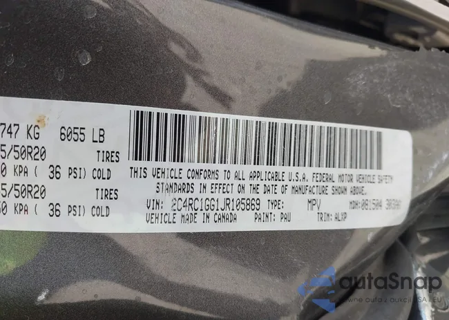 2C4RC1GG1JR105869: 41857675