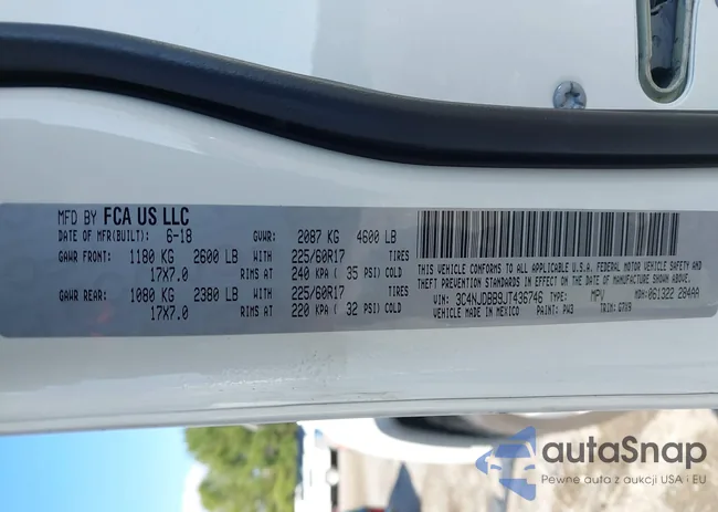 3C4NJDBB9JT436746: 41857850